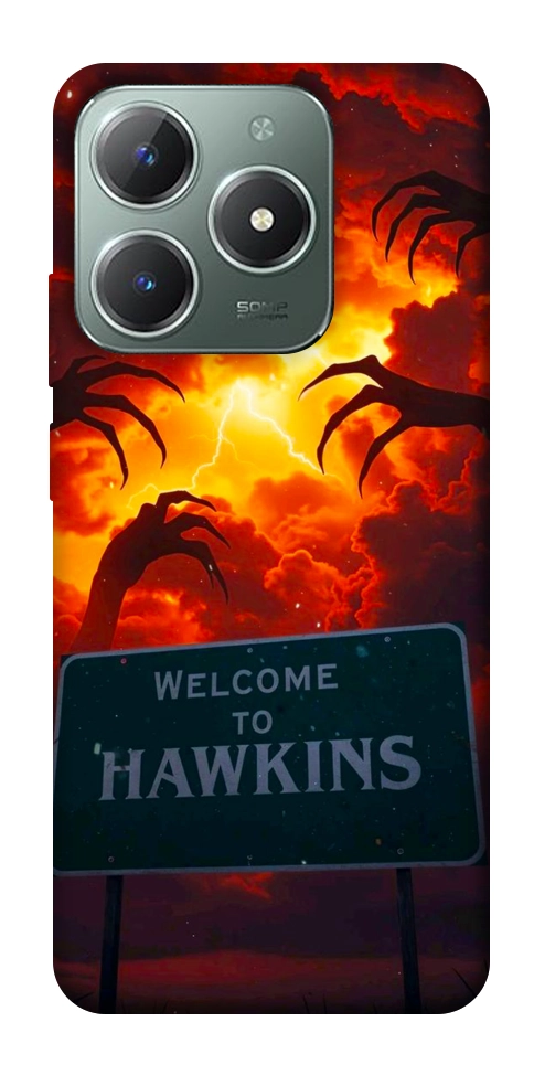 Чехол Welcome to hawkins для Realme C61
