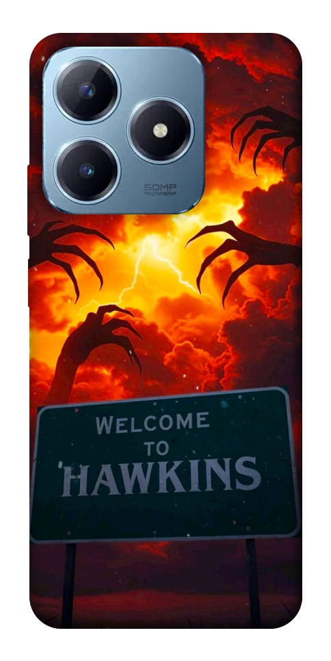 Чехол Welcome to hawkins для Realme C63 4G