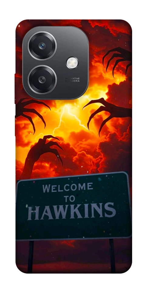 Чехол Welcome to hawkins для Oppo A3 4G