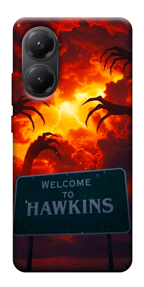 Чехол Welcome to hawkins для Xiaomi Poco X7 Pro