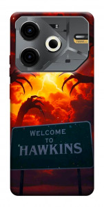 Чехол Welcome to hawkins для TECNO Pova 6 Neo (LI6)