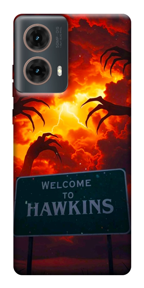 Чехол Welcome to hawkins для Motorola Moto G85