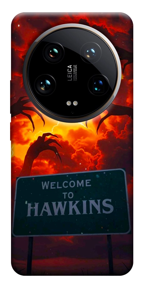 Чехол Welcome to hawkins для Xiaomi 14 Ultra