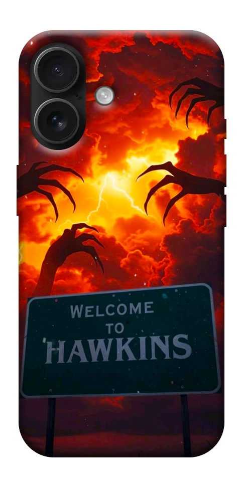 Чехол Welcome to hawkins для iPhone 17