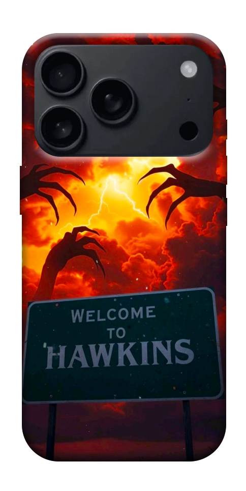 Чехол Welcome to hawkins для iPhone 17 Pro Max