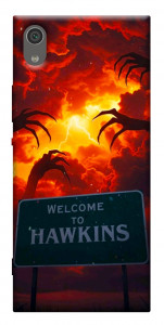 Чехол Welcome to hawkins для Sony Xperia XA1