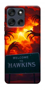 Чехол Welcome to hawkins для Motorola Moto G56 5G