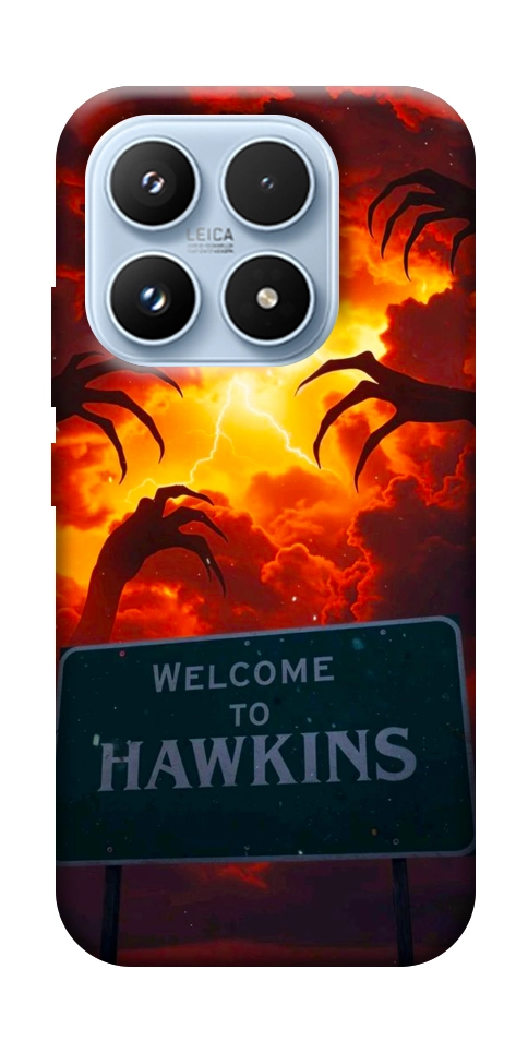 Чехол Welcome to hawkins для Xiaomi 17