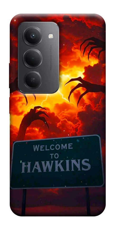 Чехол Welcome to hawkins для Xiaomi Redmi 15 (Global)