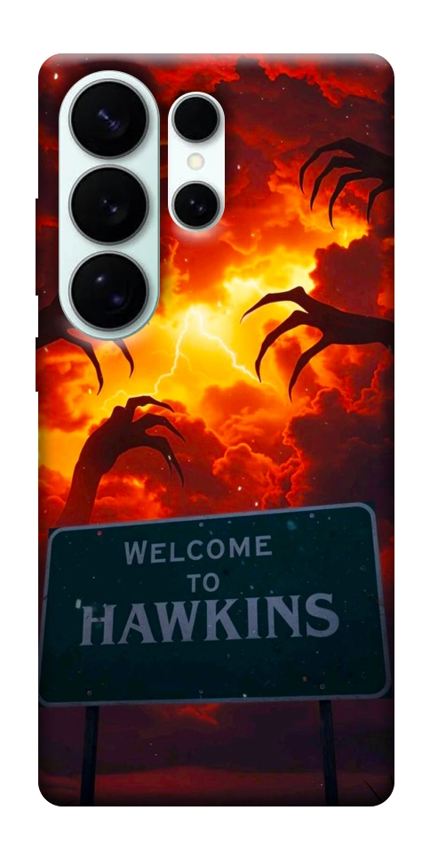 Чехол Welcome to hawkins для Galaxy S26 Ultra