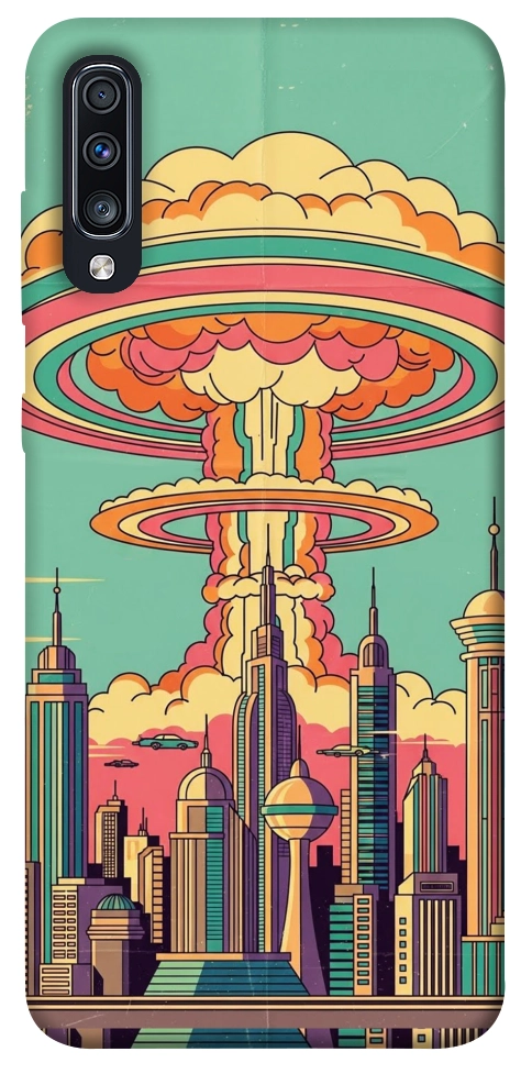 Чехол Сolorful explosion для Galaxy A70 (2019)
