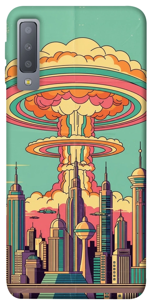 Чохол Сolorful explosion для Galaxy A7 (2018)