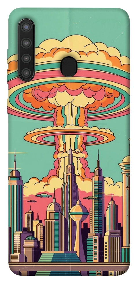 Чехол Сolorful explosion для Galaxy A21