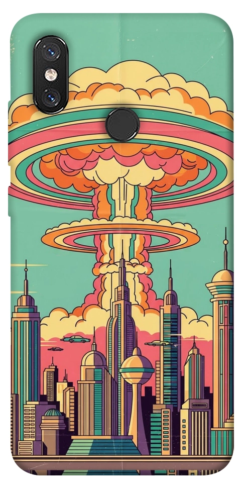 Чехол Сolorful explosion для Xiaomi Mi 8