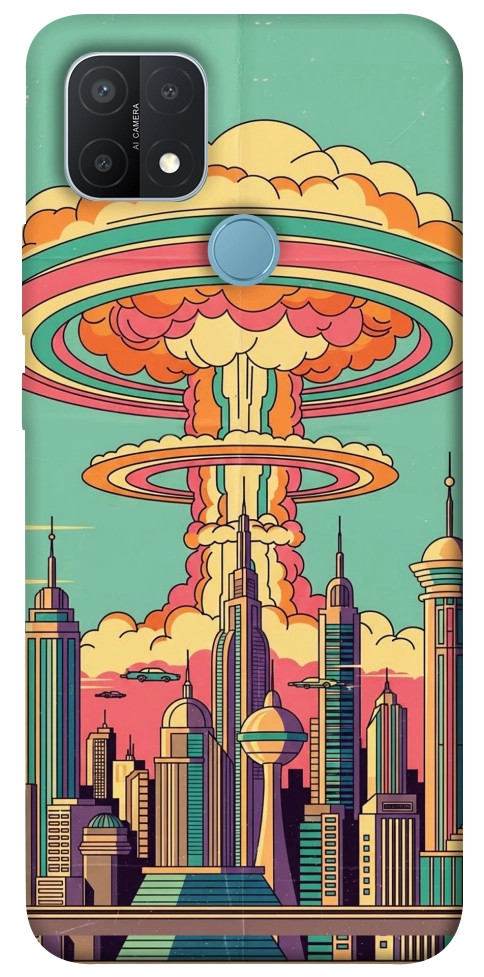Чехол Сolorful explosion для Oppo A15