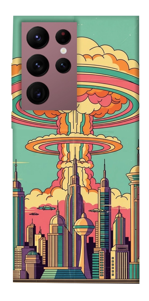 Чехол Сolorful explosion для Galaxy S22 Ultra