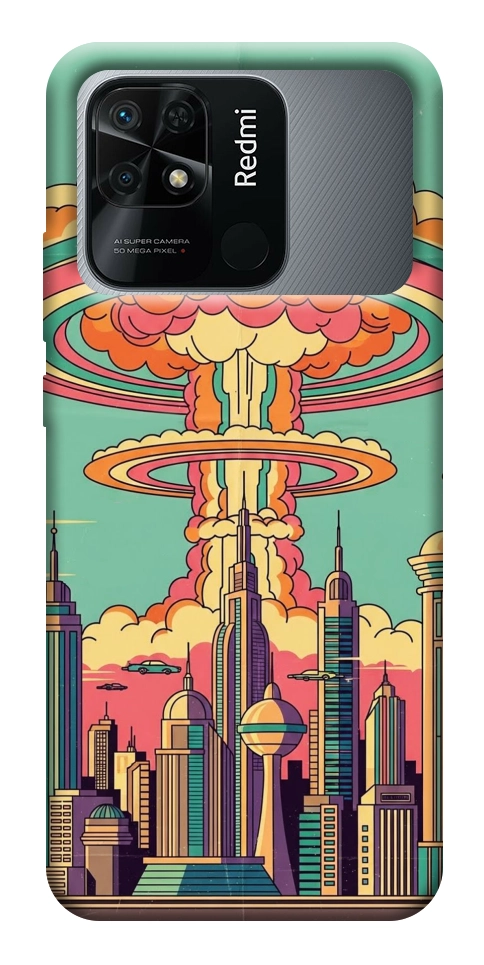 Чехол Сolorful explosion для Xiaomi Redmi 10C