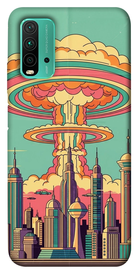 Чехол Сolorful explosion для Xiaomi Redmi Note 9 4G