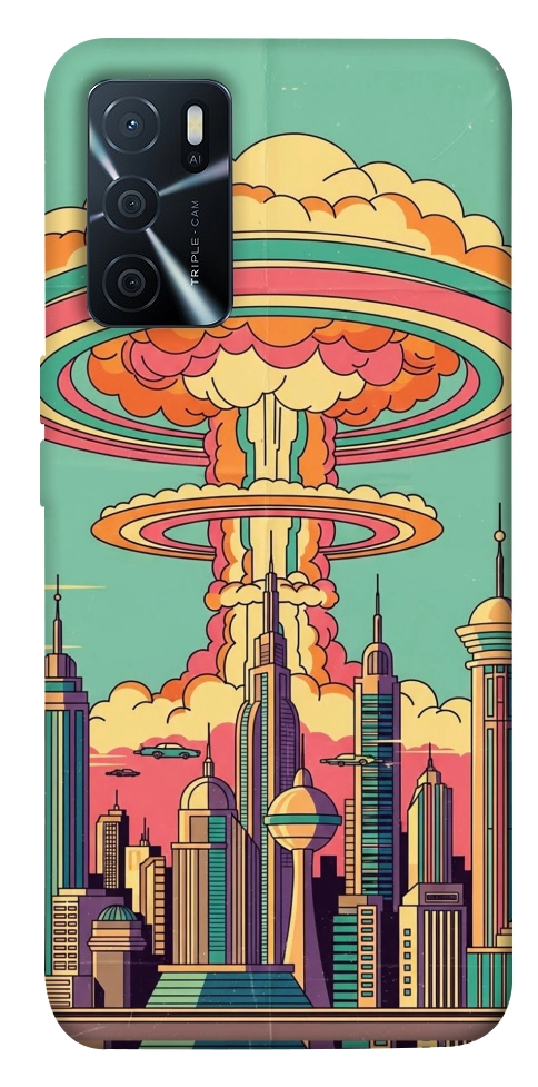 Чехол Сolorful explosion для Oppo A16