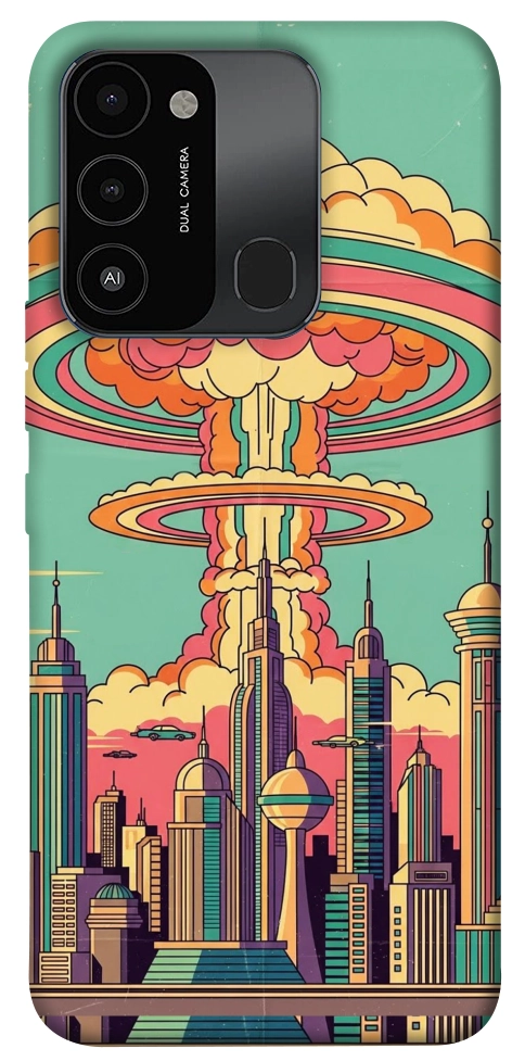 Чохол Сolorful explosion для TECNO Spark 8C