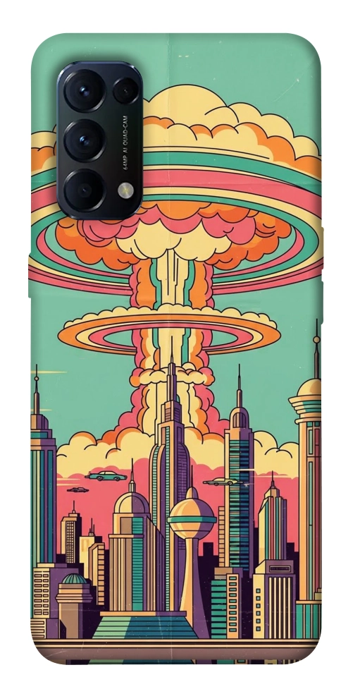 Чехол Сolorful explosion для Oppo Reno 5 4G