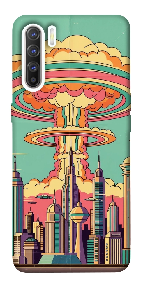 Чехол Сolorful explosion для Oppo Reno 3