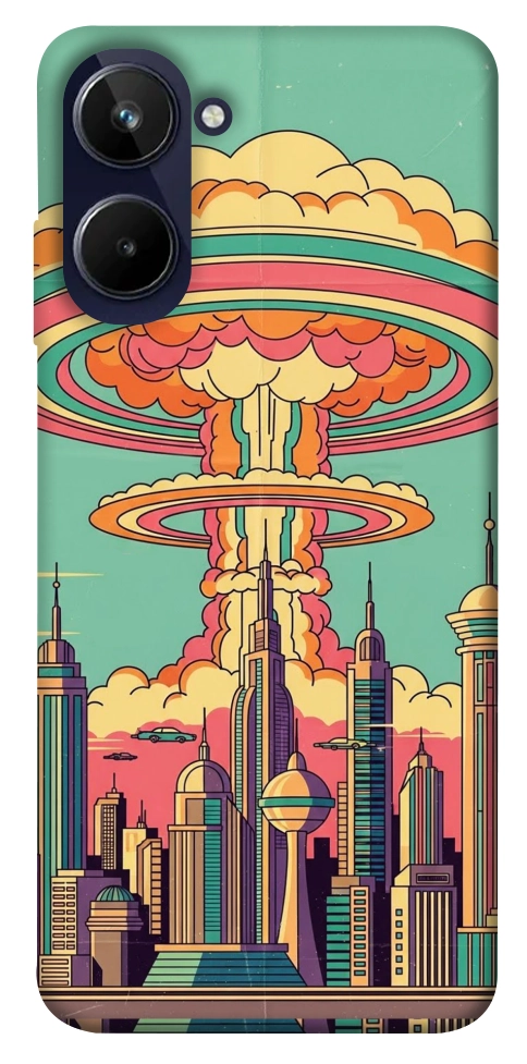 Чехол Сolorful explosion для Realme 10 4G