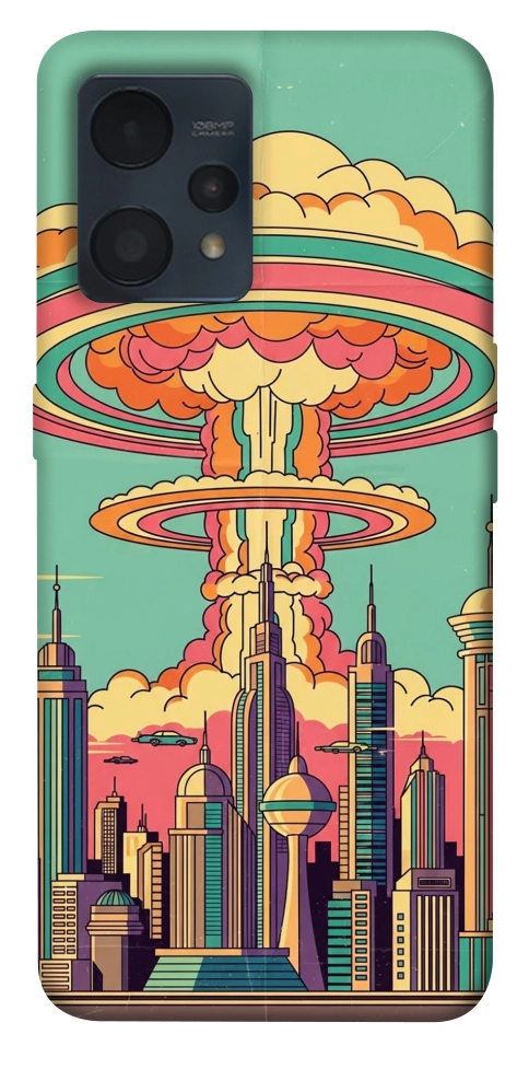 Чехол Сolorful explosion для Realme 9 Pro+