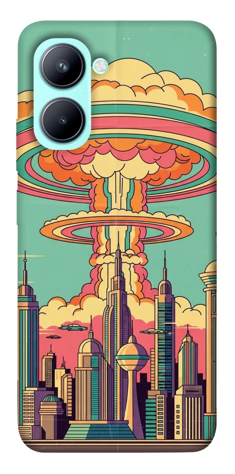 Чехол Сolorful explosion для Realme C33