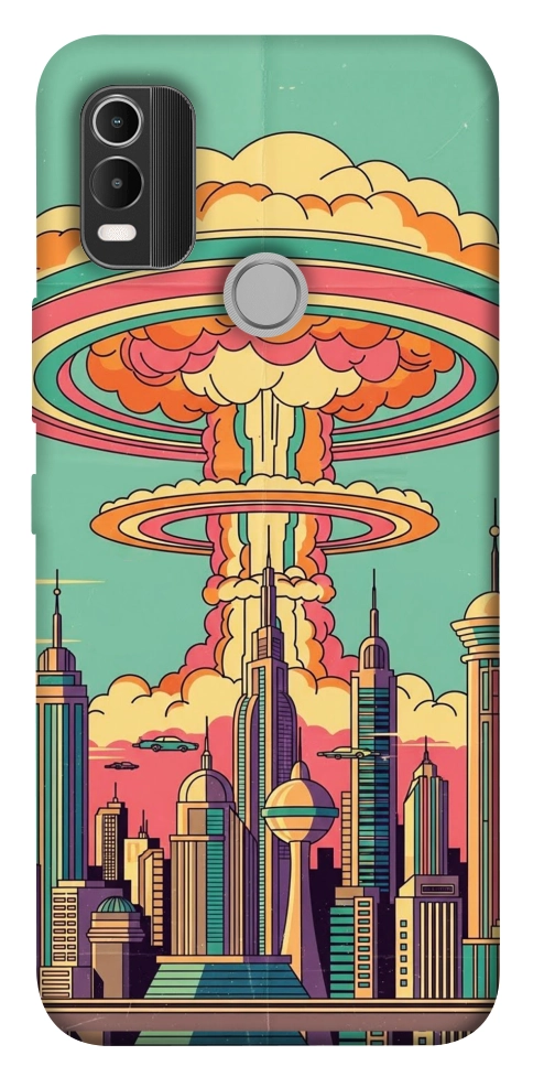Чехол Сolorful explosion для Nokia C21 Plus