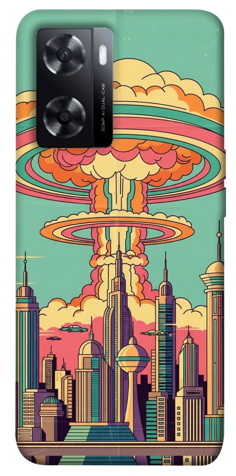 Чехол Сolorful explosion для Oppo A77s