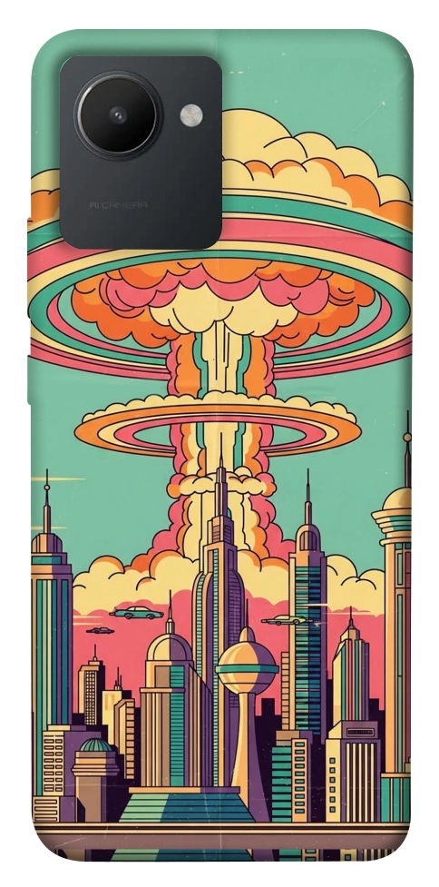 Чехол Сolorful explosion для Realme C30s