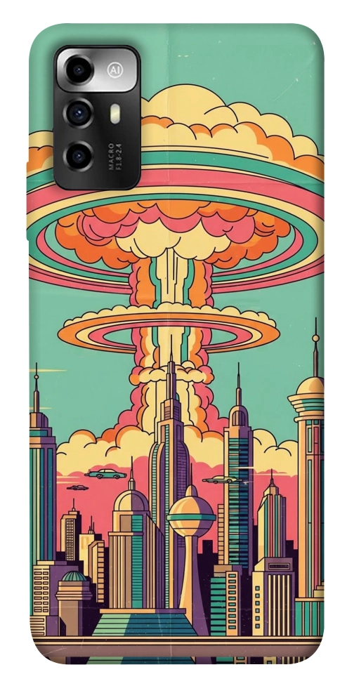 Чехол Сolorful explosion для ZTE Blade A72