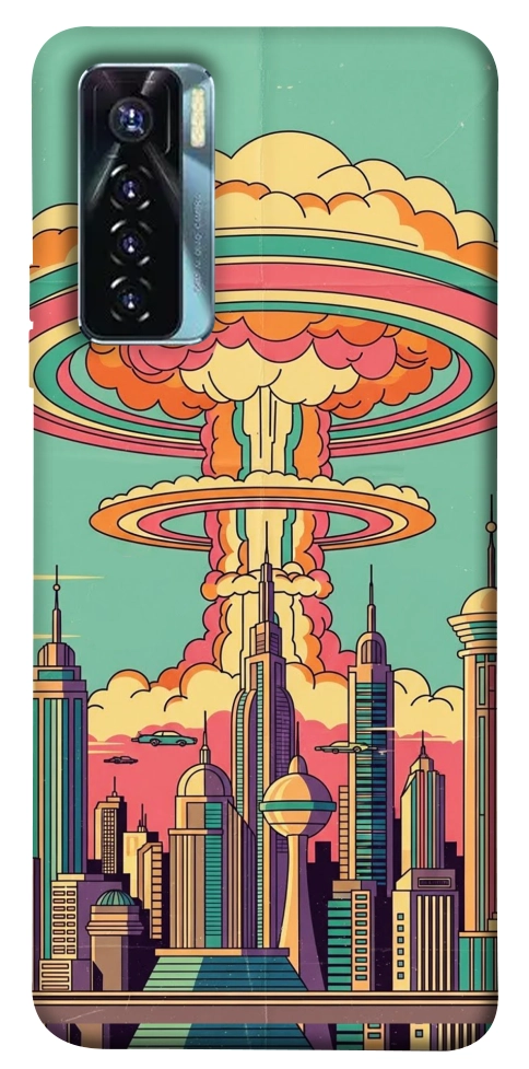 Чехол Сolorful explosion для TECNO Camon 17 Pro