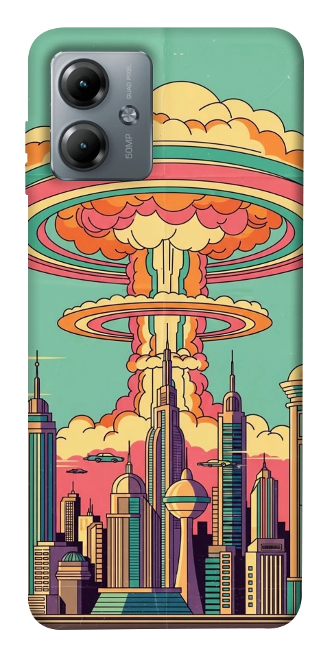 Чехол Сolorful explosion для Motorola Moto G14