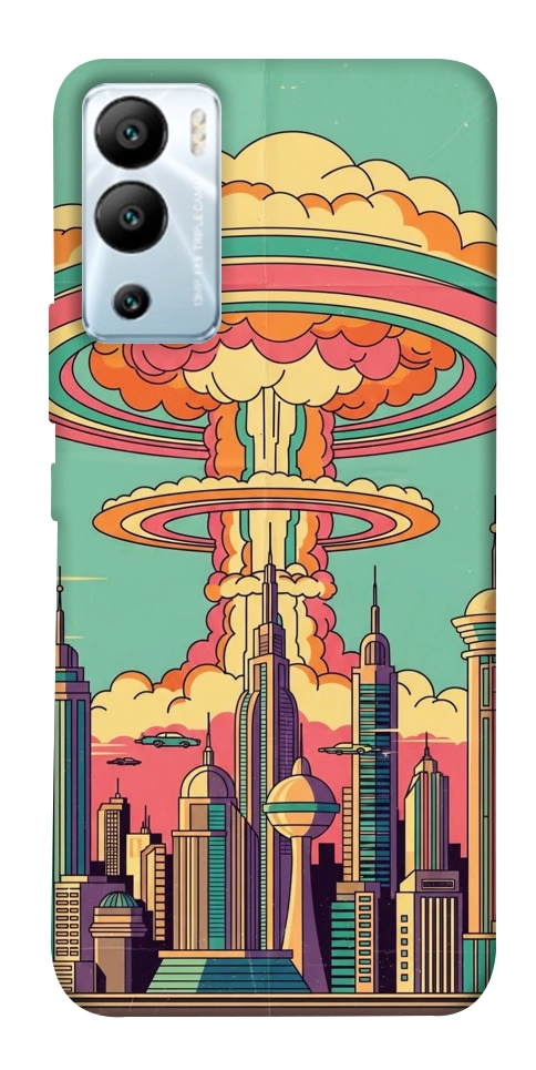 Чехол Сolorful explosion для Infinix Hot 12i