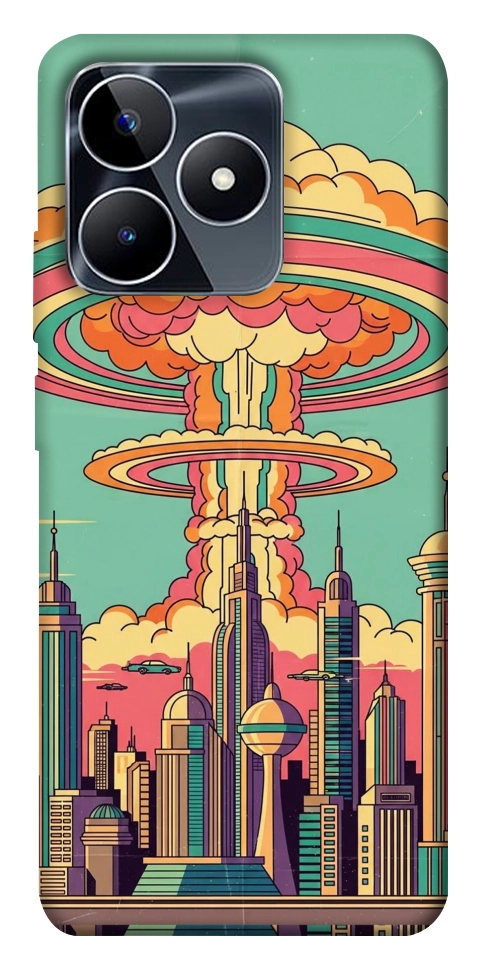 Чехол Сolorful explosion для Realme C53