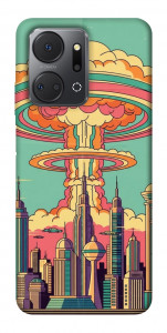 Чехол Сolorful explosion для Huawei Honor X7a