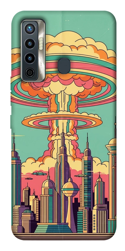 Чехол Сolorful explosion для TECNO Camon 17