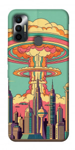 Чохол Сolorful explosion для TECNO Spark 7