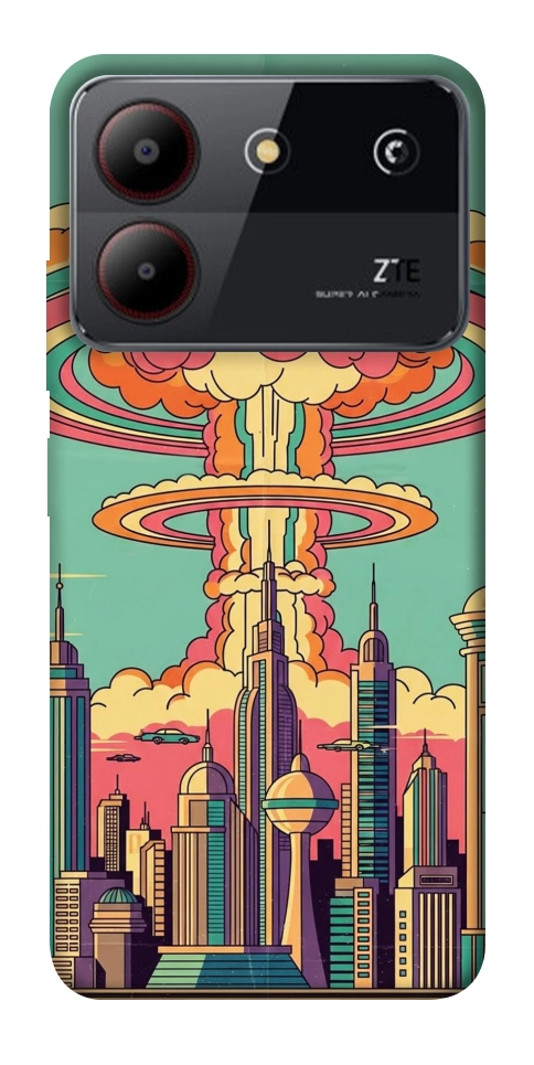 Чохол Сolorful explosion для ZTE Blade A54 4G