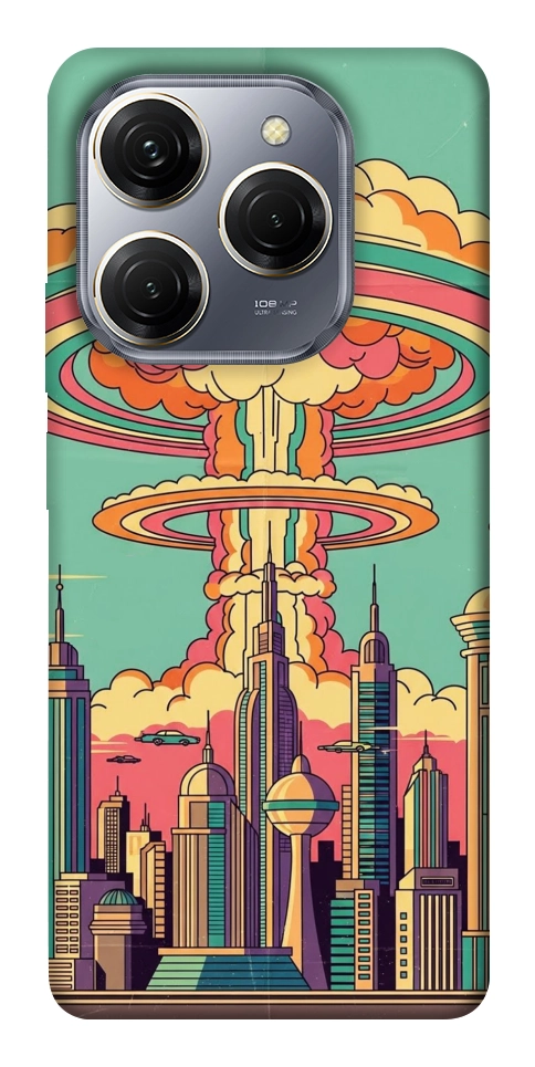 Чехол Сolorful explosion для TECNO Spark 20 Pro