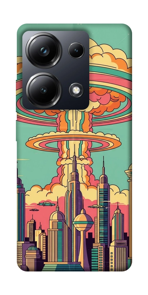 Чехол Сolorful explosion для Xiaomi Poco M6 Pro 4G