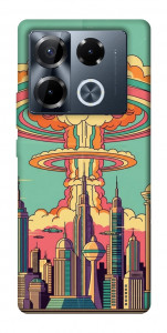 Чехол Сolorful explosion для Infinix Note 40 Pro 4G