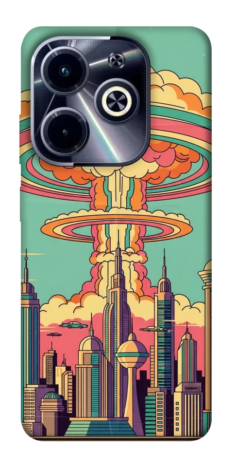 Чехол Сolorful explosion для TECNO Spark Go 2024