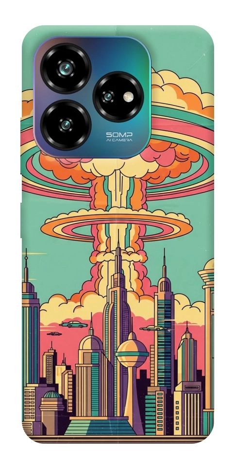 Чехол Сolorful explosion для ZTE Nubia V60