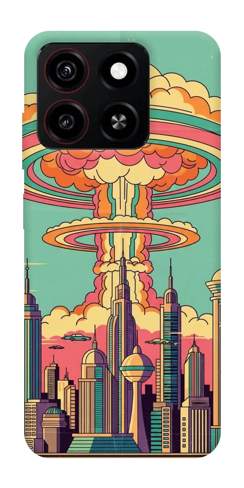 Чехол Сolorful explosion для ZTE Blade A35 4G