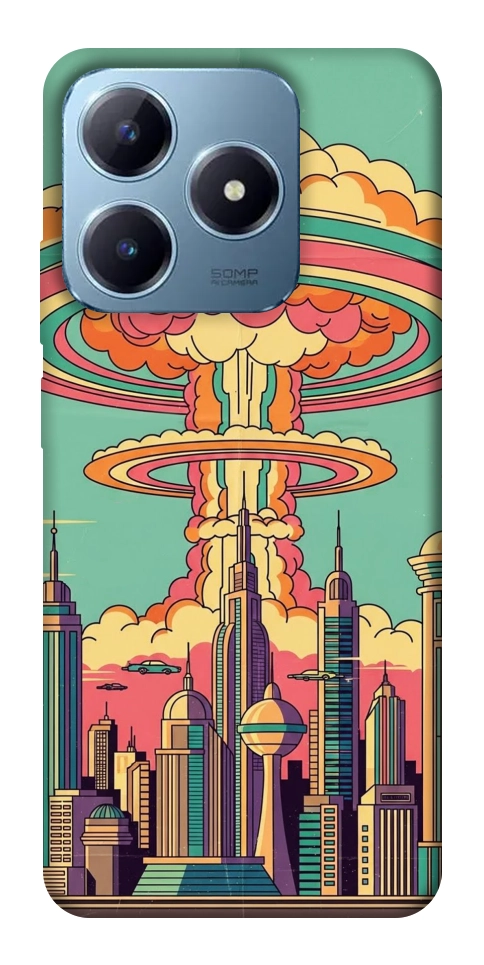 Чехол Сolorful explosion для Realme C63 4G
