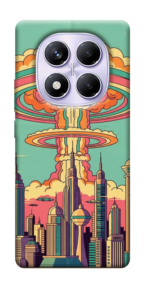 Чехол Сolorful explosion для Xiaomi Redmi Note 14 Pro 4G