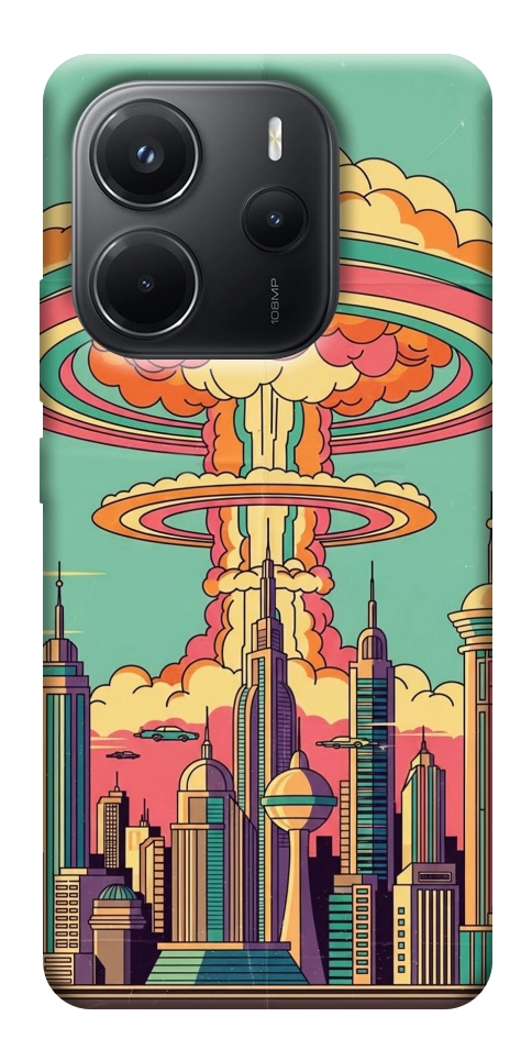 Чехол Сolorful explosion для Xiaomi Redmi Note 14 4G (Europe version)
